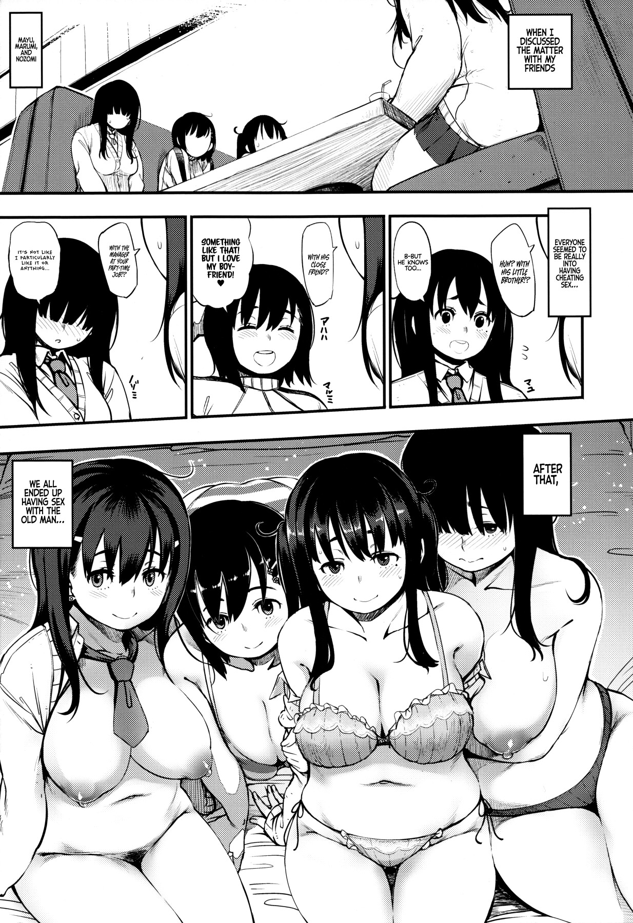 Hentai Manga Comic-Simple Girls-Read-3